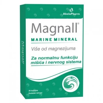 MAGNALL MARINE MINERAL MAGNEZIJUM 375MG + B6 KAPSULE A30 MAGNALL MARINE MINERAL MAGNEZIJUM 375MG + B6 KAPSULE A30